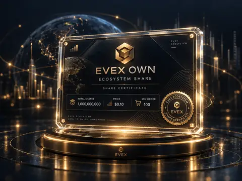 EVEX OWN digital share certificate